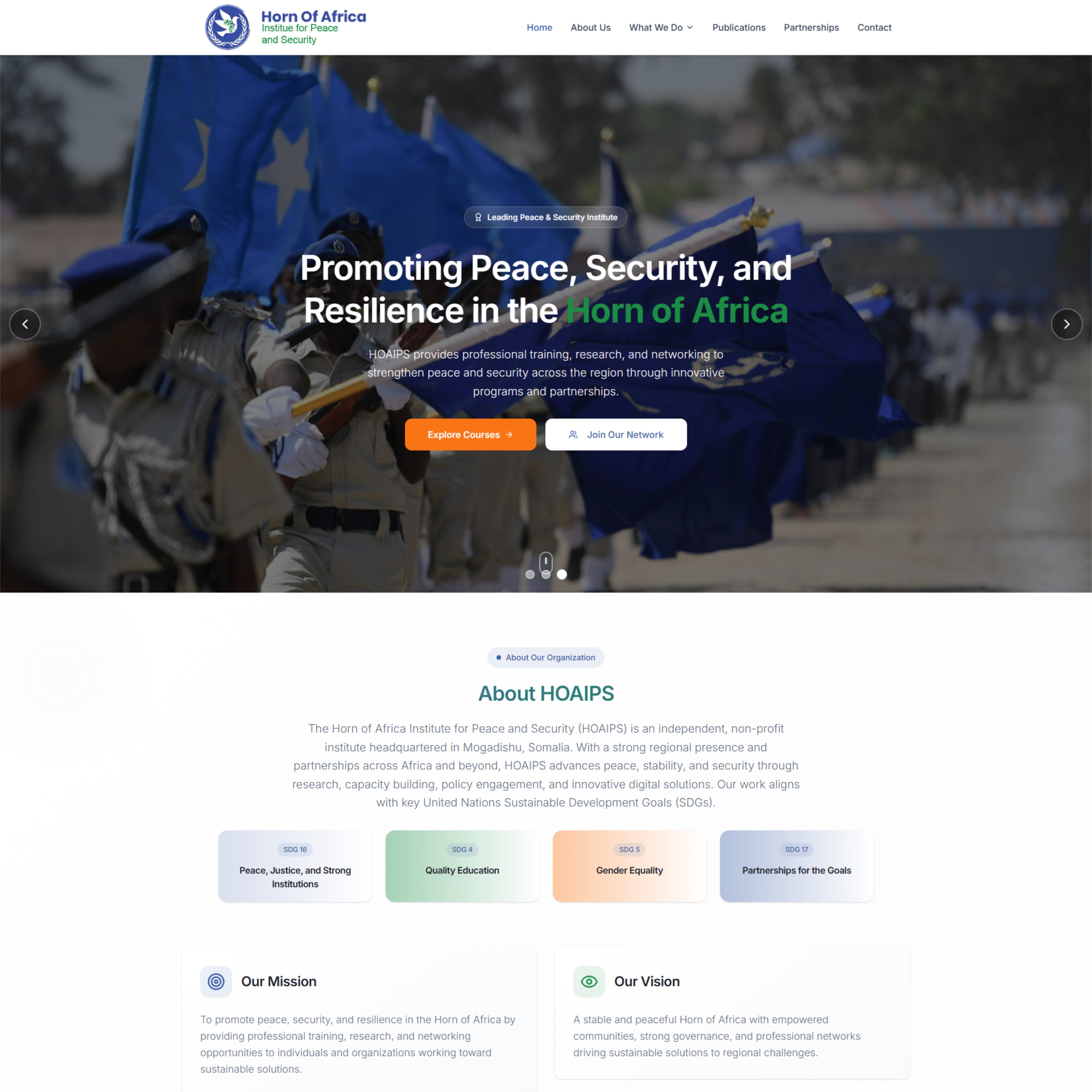HOAIPS – Website Redesign - Project Screenshot